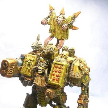 Heavily Converted Chaos Forge World Dreadnought by pitynoman