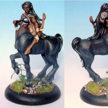 Rowen, female centaur archer by Selya