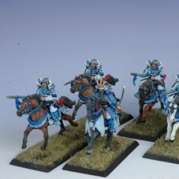 Painted Crane Cavalry Clanwar L5R by Audiovore