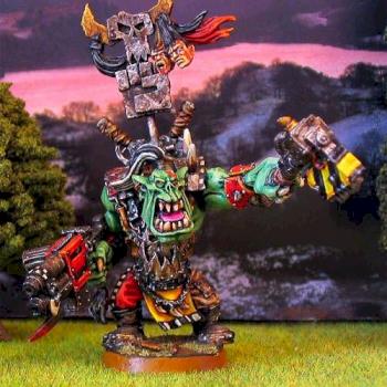 Ork warboss by Fenran