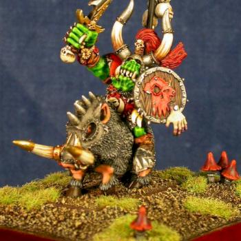 Orc Boss on boar by Big Red