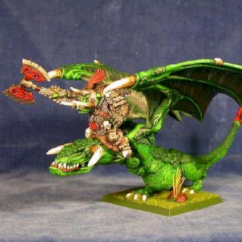 Orc Warboss on Wyvern by Big Red