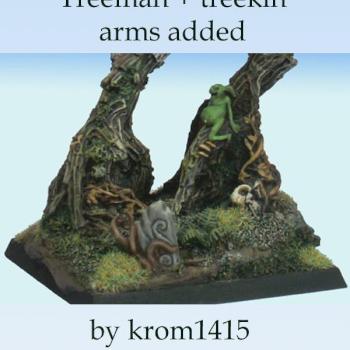 Wood Elves Treeman, converted by krom1415