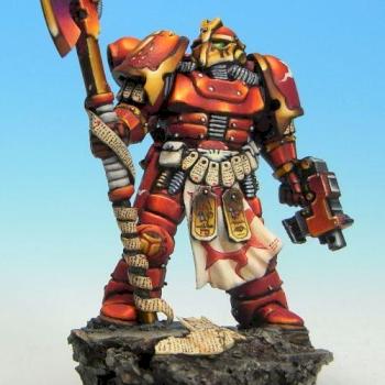 Pre-heresy Thousand Sons Marine by QiaoZhong