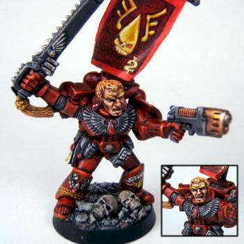 Blood Angels Sergeant Titus by blackfezstudios