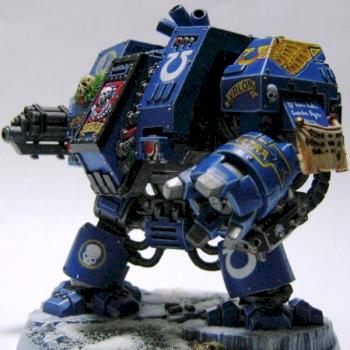 Ultramarines Dreadnought by EmperorsPeace