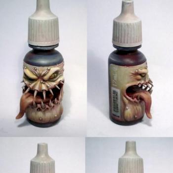 Bottlemonster (painted version) by P.F