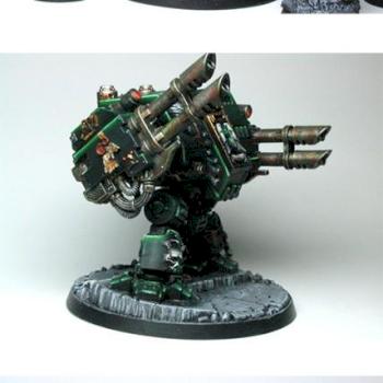 Dark Angels dreadnought and vets by miniDrake