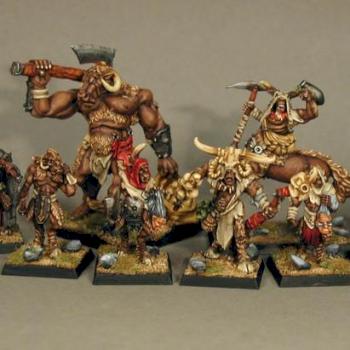 Mordheim Beastman Warband by witchhunter