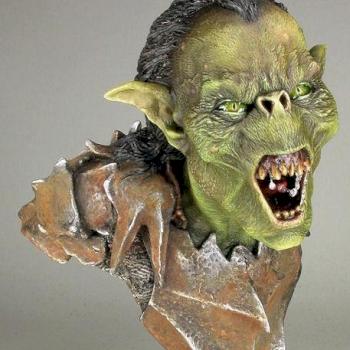 repainted Moria Orc Bust Prepaint from WETA/Sideshowtoys by Brushguy