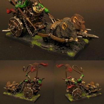 Orc Boar Chariot by Misiek