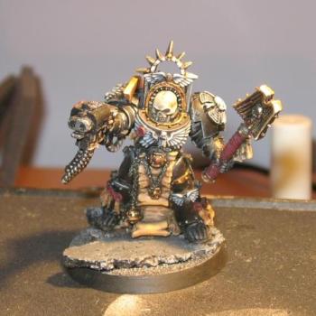 Terminator Chaplain WIP by kabaddon