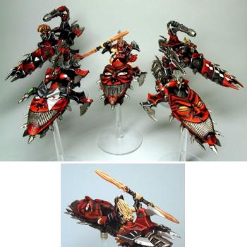 Dark Eldar Harlequins Jetbike Squad 2 - Darth Reaver by Agis