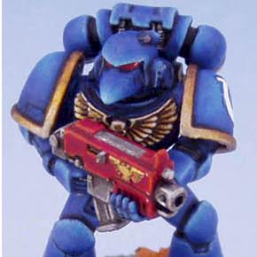 Ultramarine Space Marine by CaptNarcissisto