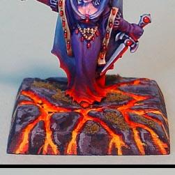 Mystery female vampire fig on sculpted base by James by Wappellious