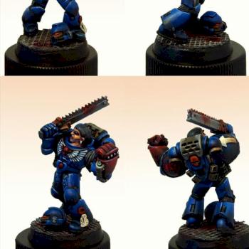 Crimson fist  marine (more views) by bortesnor