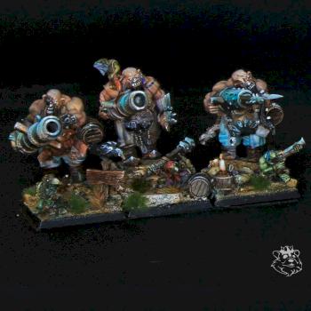 Ogre Leadbelchers by warhamsterpainting