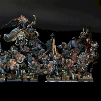 Ogre Kingdoms Army / Ogre Khans Army by warhamsterpainting