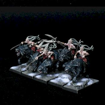 Doomfire Warlocks, Dark Elves by warhamsterpainting