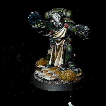 Space Marine Dark Angels Vanguard Veteran by warhamsterpainting