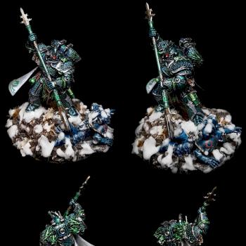 Alpharius Primarch of the Alpha Legion Warhammer by CroWarGamePainting