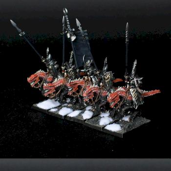 Drakespawn Knights, Dread Knights, Dark Elves by warhamsterpainting