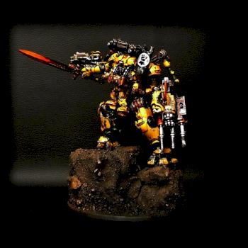 Warhammer 40.000 Marcheur de Combat Imperator IMPERIAL FISTS. by Hexagone Club