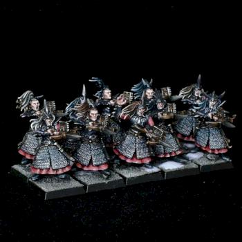 Darkshards, Dark Elves Crossbowmen by warhamsterpainting