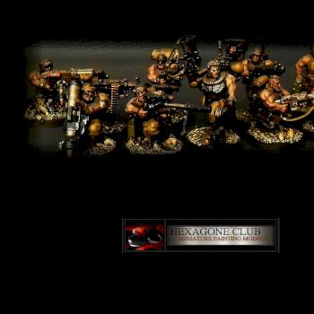 Warhammer 40.000 SLY MARBO CADIAN AND SQUAD. by Hexagone Club