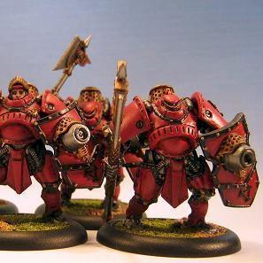 Khador Shocktroopers by goblinjester