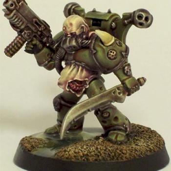 Plague Marine Trooper by bushido