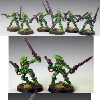 Eldar Striking Scorpions by CaptNarcissisto