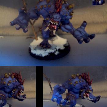 Dire Troll from Hordes by the kid