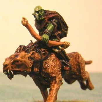 Warg Rider from LOTR the Two Towers by GreenGoblinTrading