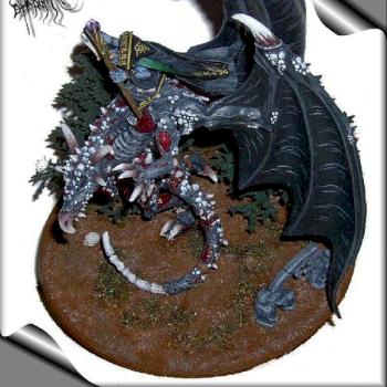 Zacharias the Everliving on Zombie Dragon by Khorne