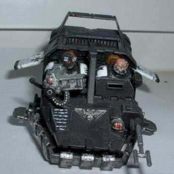 Black Templar Landspeeder no. 2 by tabletopworld