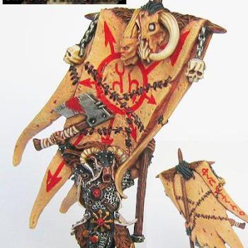 Beastman Standard Bearer by Palocles