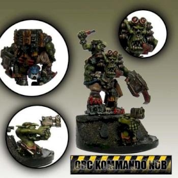 Ork Kommando Nob by belakor