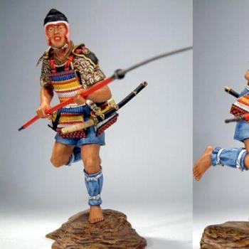 90mm Ashigaru Warrior by War Griffon