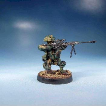 Green Beret Sniper w/Barrett Light .50 by Swollen Ostrich