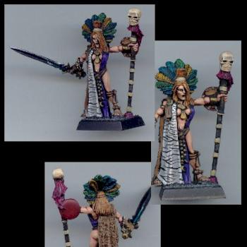 Mordheim Amazon Priestess by Munky n ur sock