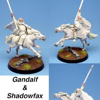 Gandalf the White on Shadowfax by Paint Kitty