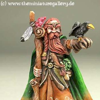 Druid with Crow by Brushguy