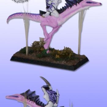 Mounted Daemonette of Slaanesh by PussycatPrincess