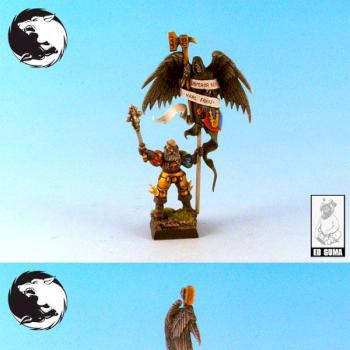 New plastic Empire army standard bearer on foot. by Fenris Studio