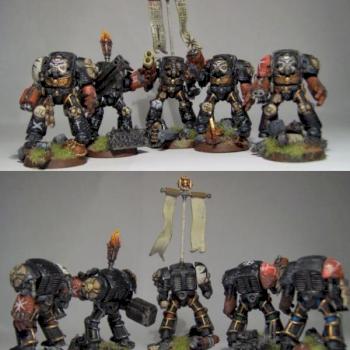 Black templars terminator squad by Casterino