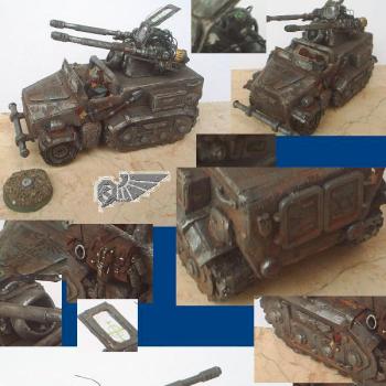 Imperial Guard SJ-7F Flak vehicle by Freddy Krueger H