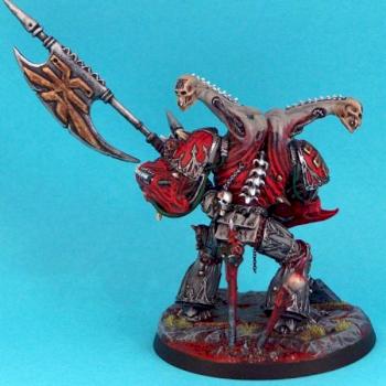 converted khorne chaos space marine demon prince back by the Infadel