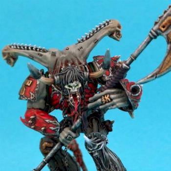 converted khorne chaos space marine demon prince by the Infadel