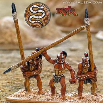 whitesnakes spearmen by baueda